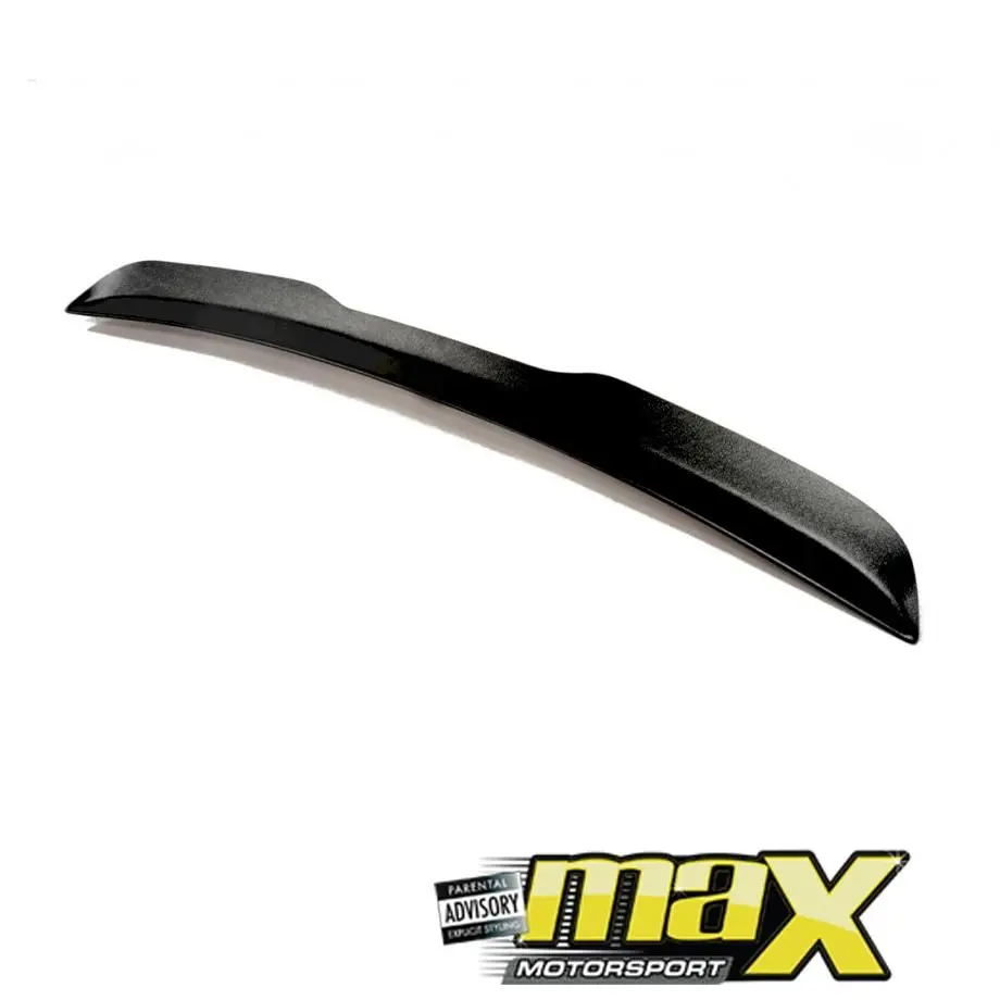 Suitable To Fit - Vw Polo 6 Maxton Style Gloss Black Roof Spoiler Extension 1