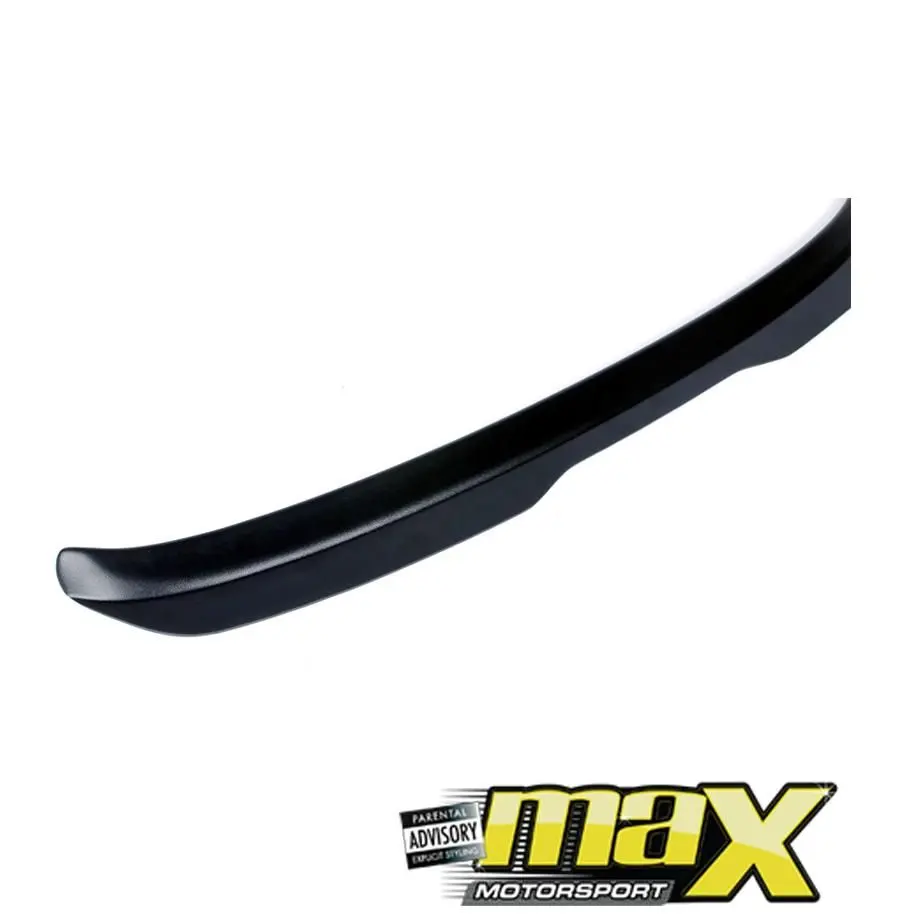 Suitable To Fit - Vw Polo 6 Maxton Style Gloss Black Roof Spoiler Extension 2