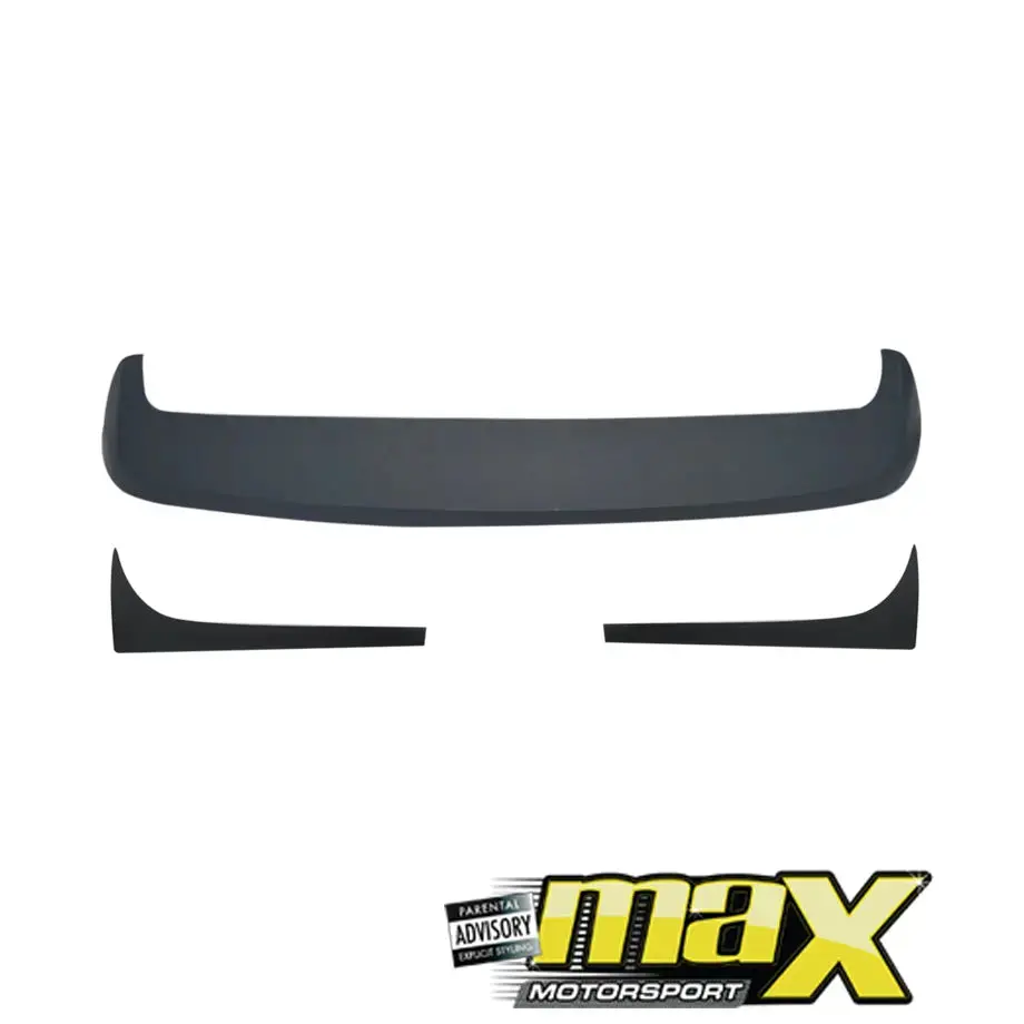 Vw Polo 6 Plastic Roof Spoiler With Extensions 1