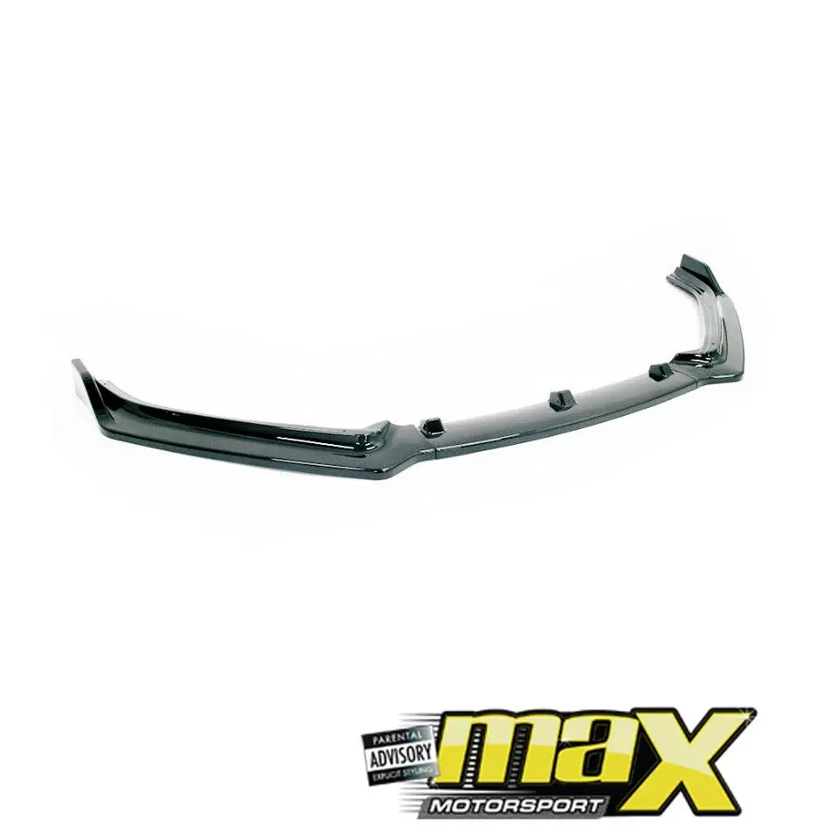 Suitable To Fit - Vw Polo 6 / Polo 7 Tsi Gloss Black 3-Piece Front Lip Spoiler 1