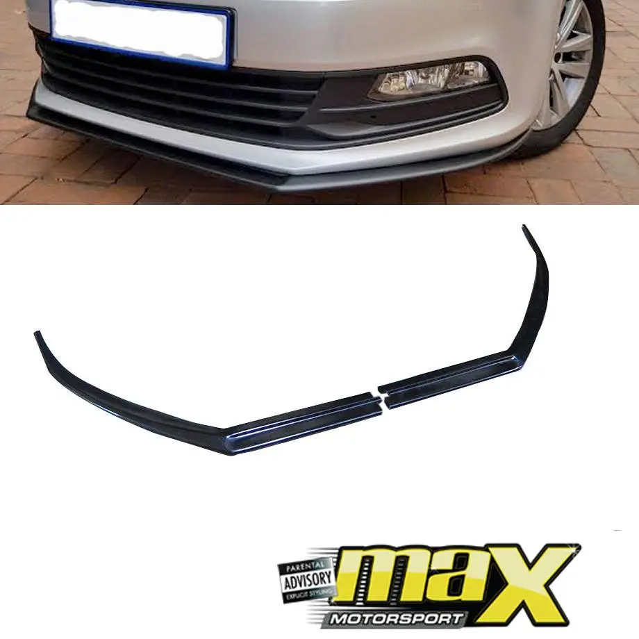 Suitable To Fit- Vw Polo 6 Tsi 2-Piece Plastic Slim Spoiler 1