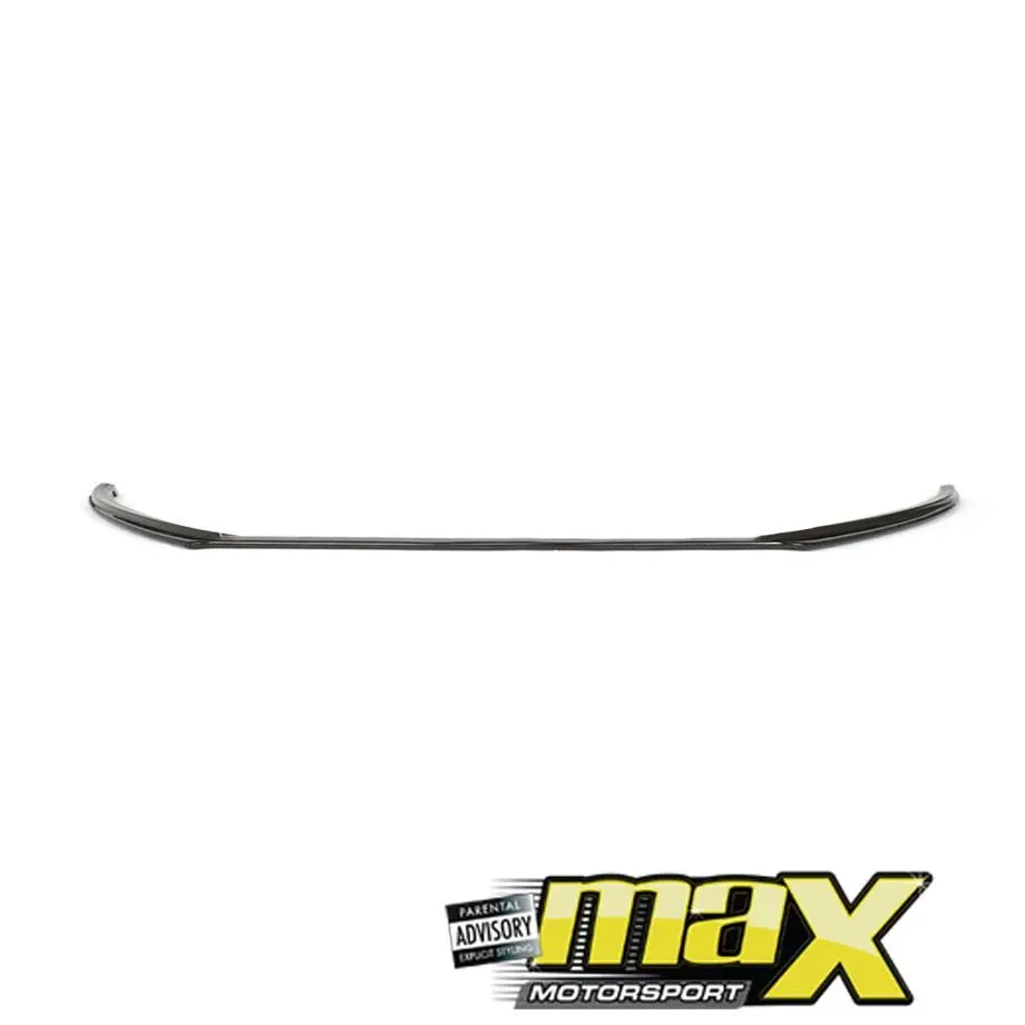 Vw Polo 6R Fibreglass Black Front Spoiler Lip 1