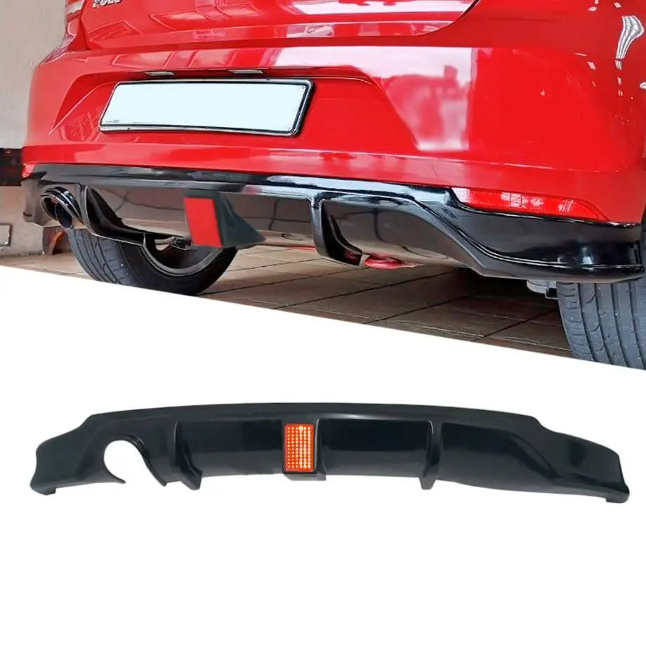 Suitable To Fit - Vw Polo Vivo Tsi  F1 Style Fiberglass Diffuser (19-On) 1