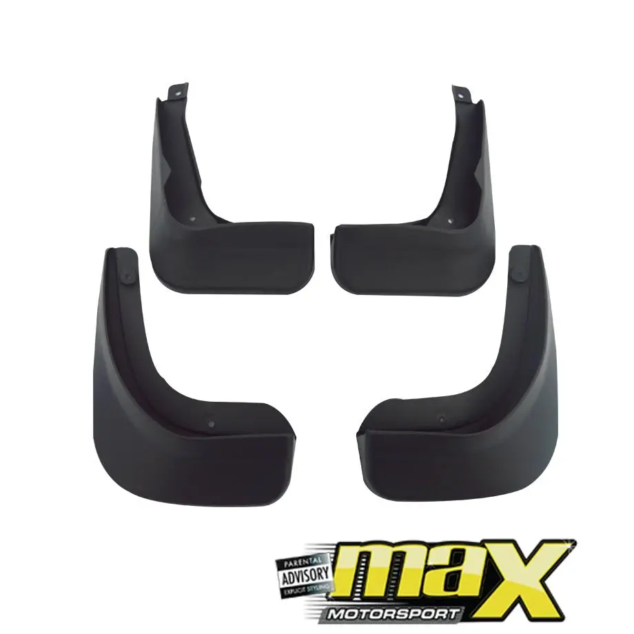 Suitable To Fit - Vw Polo 7 Vivo (19-On) Short Plastic Mud Flaps (4Pc) 1