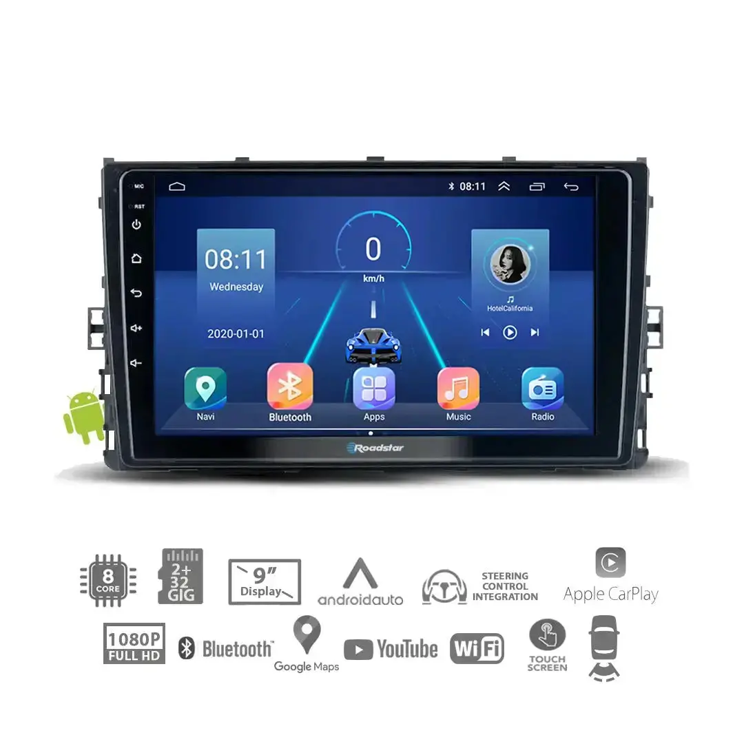 Vw Polo 8 Aw (18-21) - 9 Inch Roadstar Android Entertainment & Gps System 1