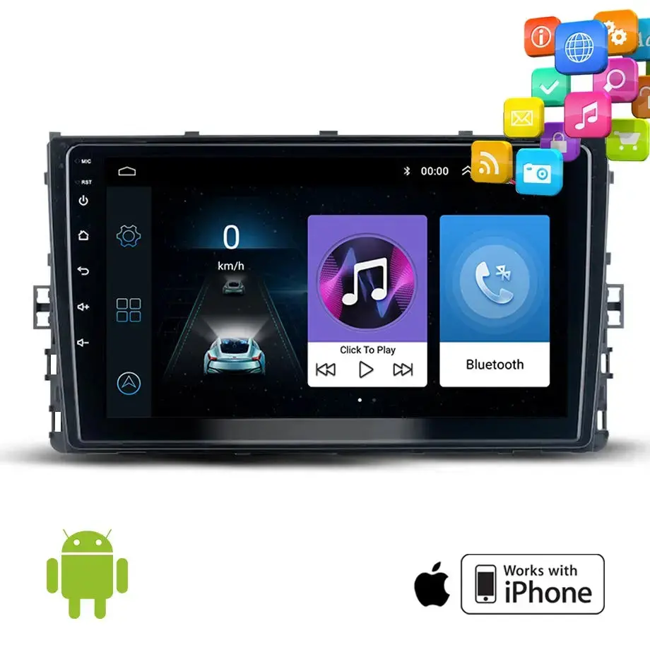 9 Inch - Vw Polo 8 Aw (18-21) Android Entertainment & Gps System 1