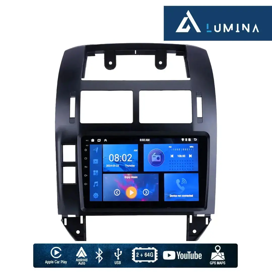 Vw Polo 9N3 / Vivo (05-17) - 9 Inch Lumina Android Entertainment & Gps System 1