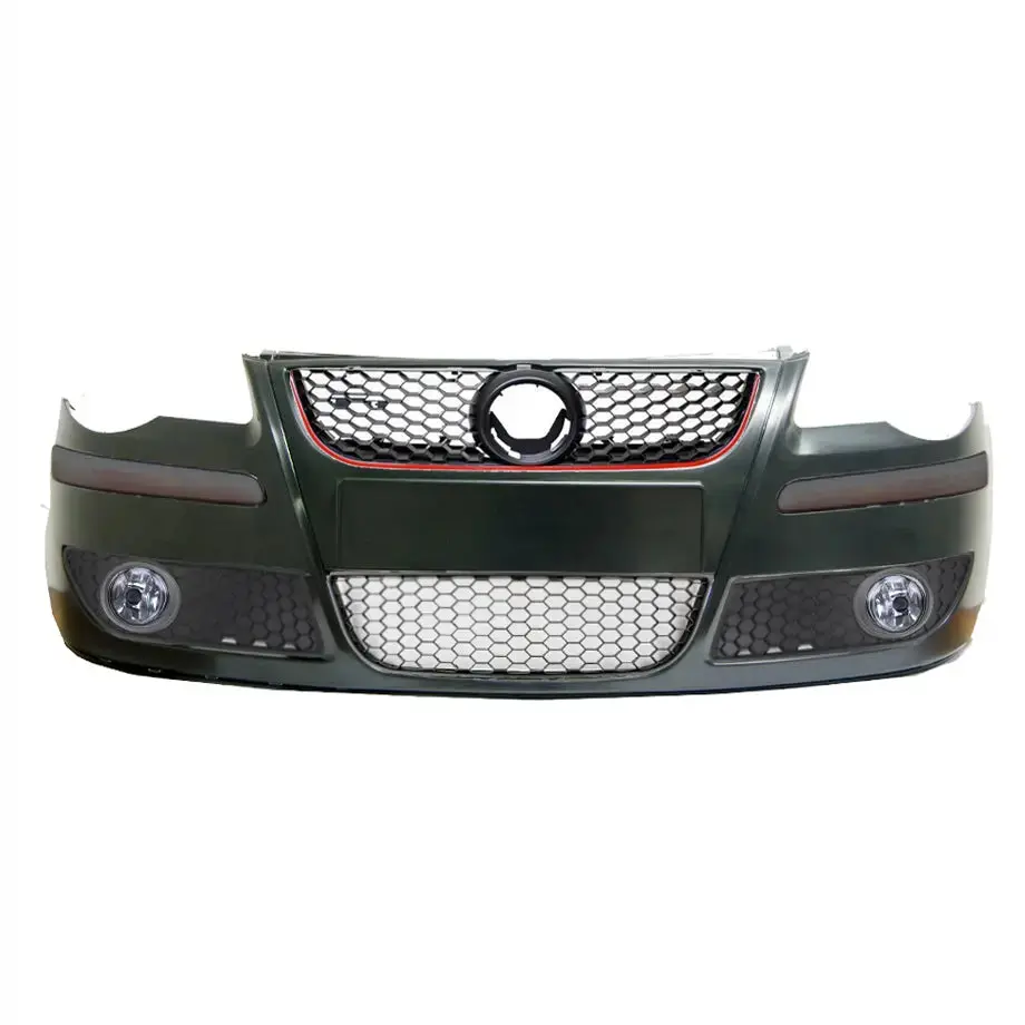 Suitable To Fit- Vw Polo 9N3 (05-09) Gti Style Plastic Front Bumper With Fogs 1