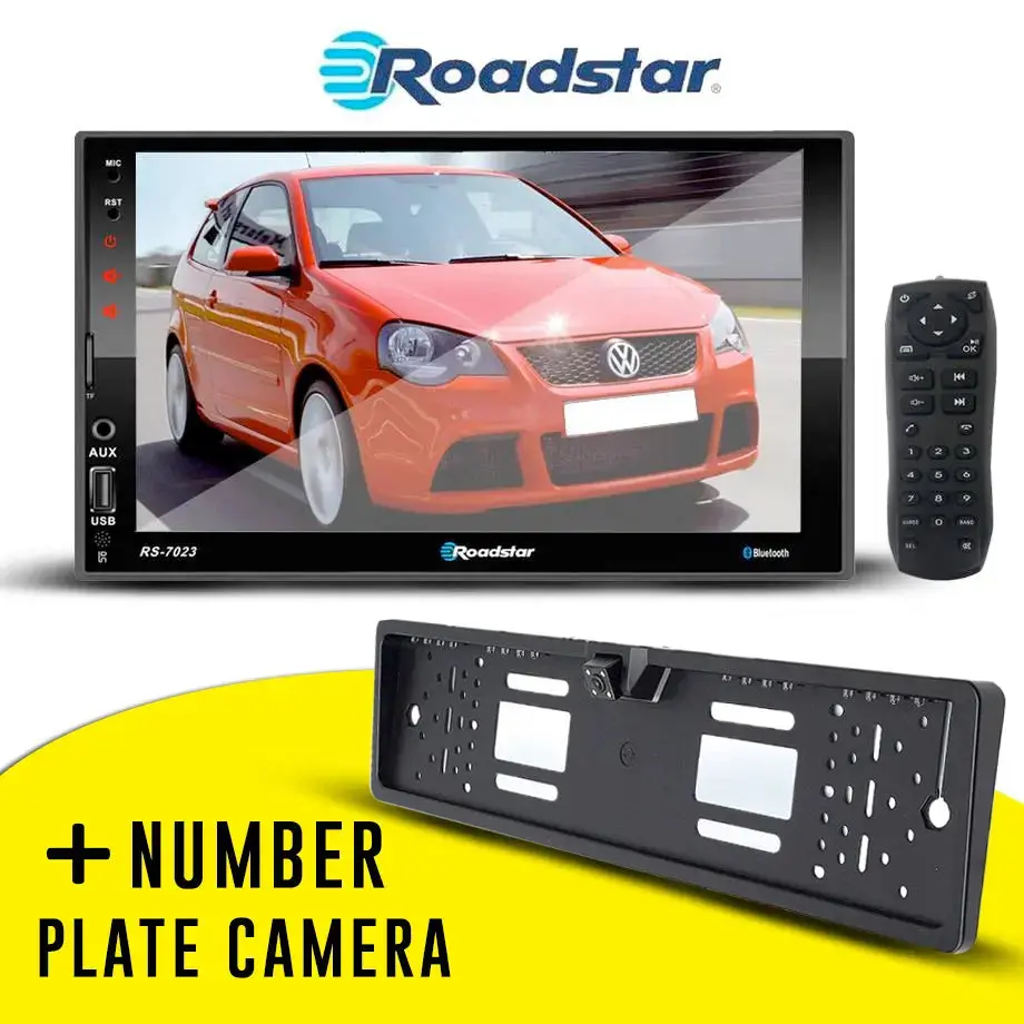 Vw Polo Vivo Mp5 Double Din Combo - With Number Plate Camera 1