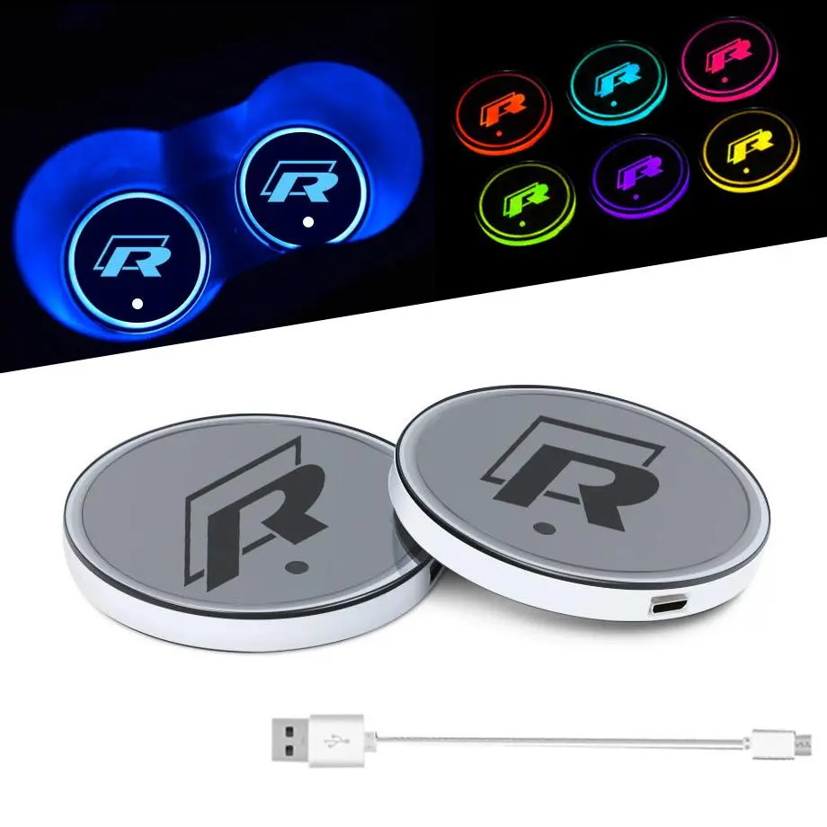 Suitable To Fit- R Logo Led Cup Holder Coaster 1
