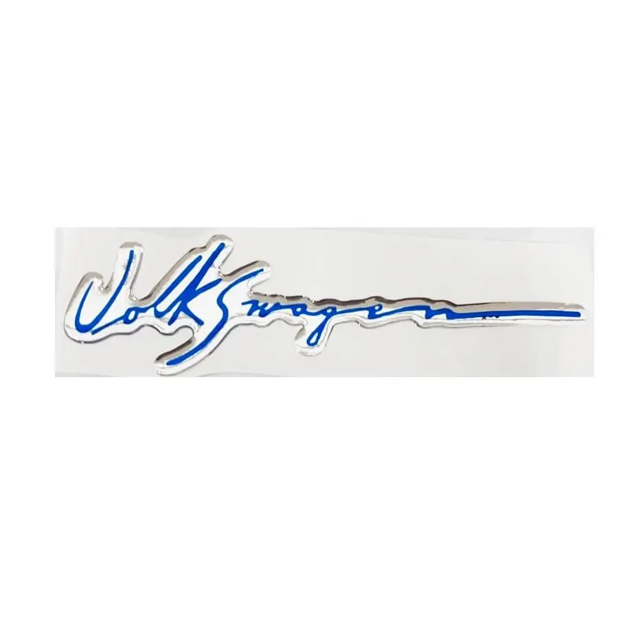 Volkswagen Signature Bubble Sticker (Blue) 1