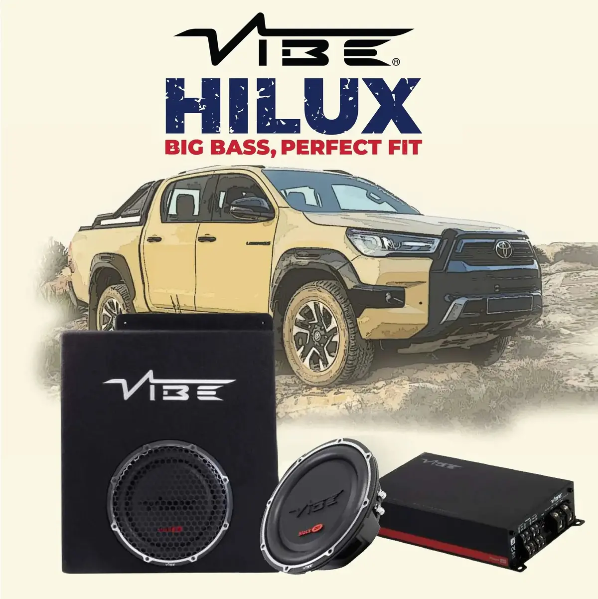 Vibe Hilux Big Bass Audio Combo 1