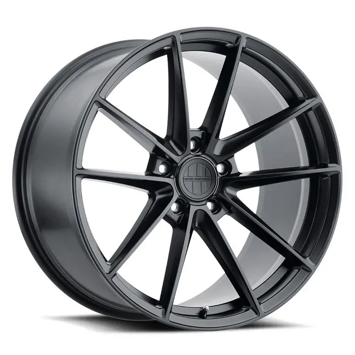 19" Victor Equipment Zuffen Matte Black Wheel 1