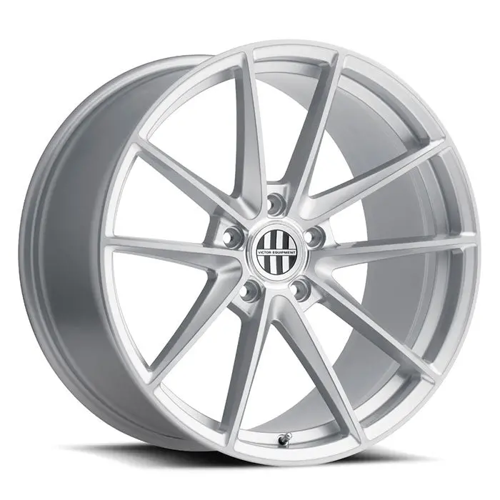 18" Victor Equipment Zuffen Silver W/Brushed Face Wheel 1