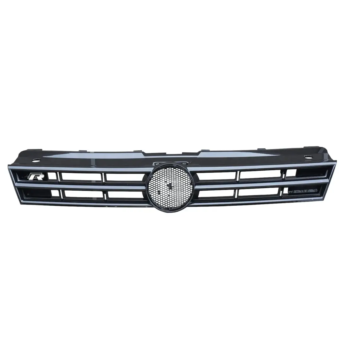 Suitable To Fit - Vw Polo 6R / Vivo Gloss Black Oem Style Grille 1