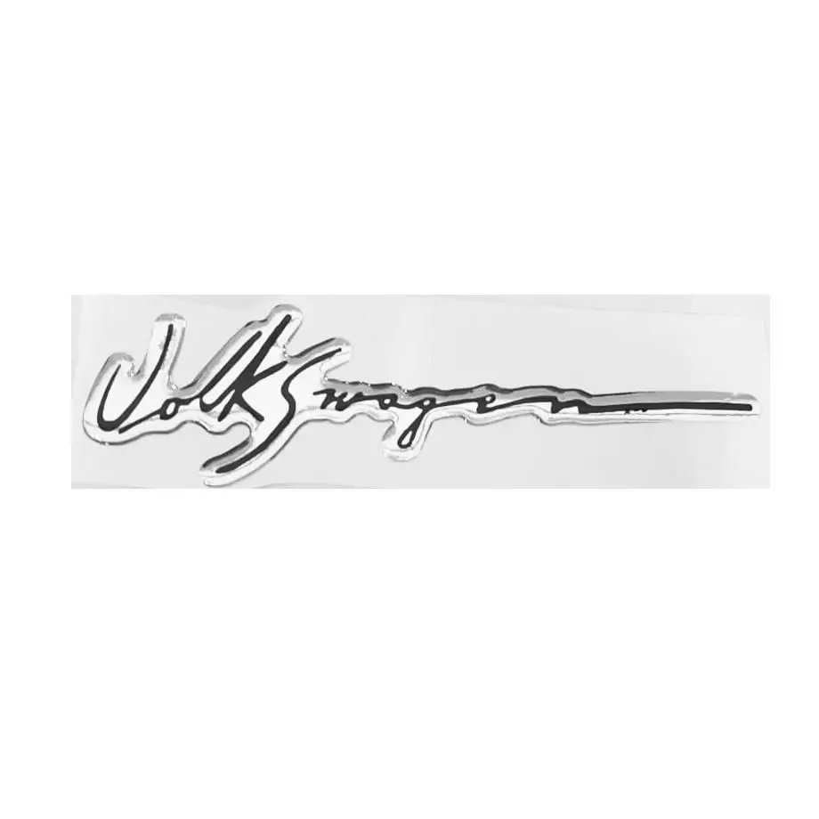 Volkswagen Signature Bubble Sticker (Black) 1
