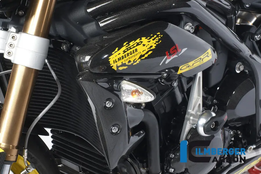 Water Radiator Cover Left Carbon 1
