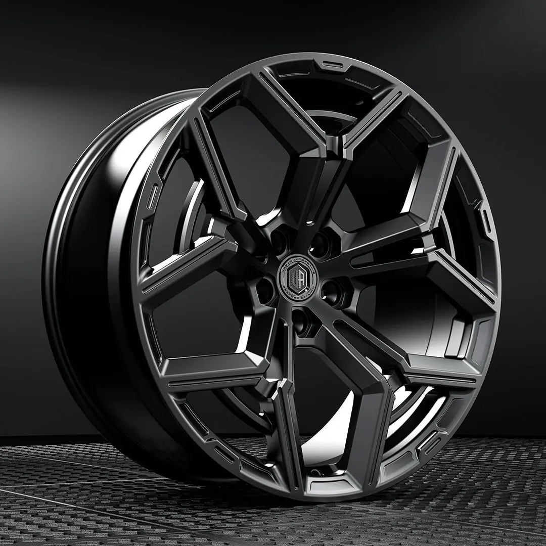 23" Wx2-R - 5X120 - Et25 - Satin Black - Rear (L663) 1