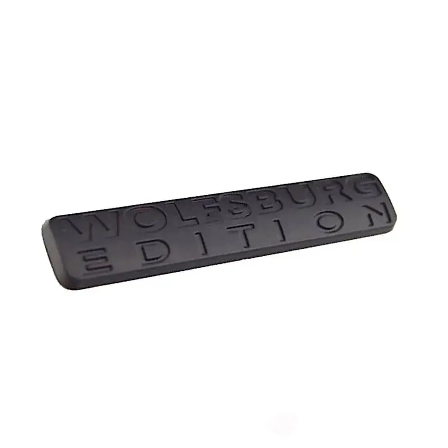 Wolfsburg Edition Stick On Metal Badge (Black) 1