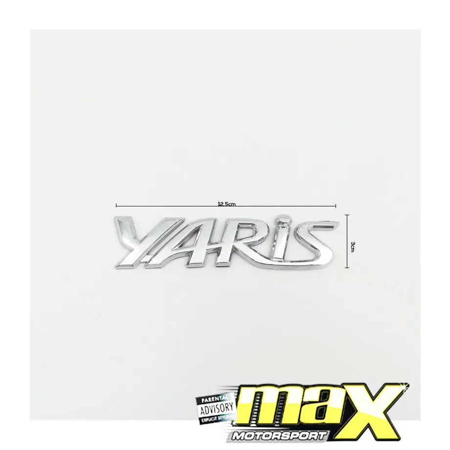 Yaris Chrome Badge 1