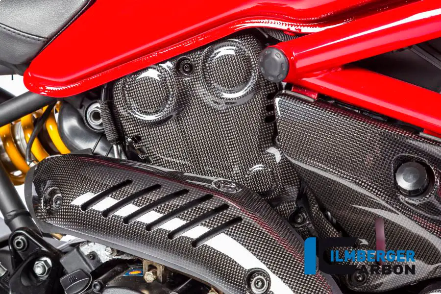 Vertical Timing Belt Cover Glossy Surface Carbon 1