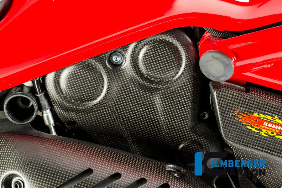 Timing Belt Cover Vertical Matte Finish Carbon 1