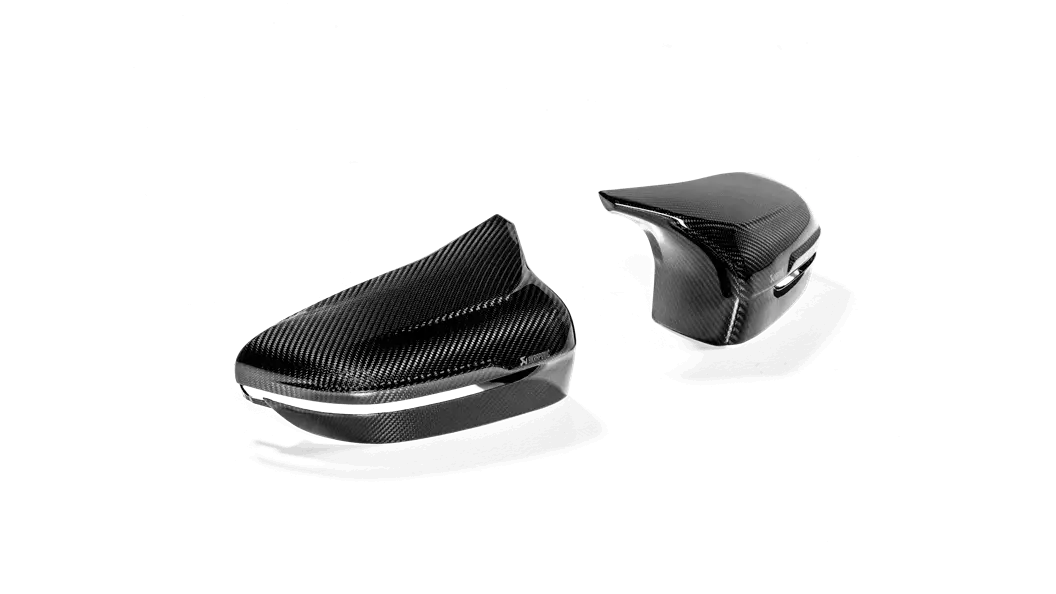 Akrapovic 2018+ Bmw M5 (F90) / 2020 Bmw M8 (F91/F92) Carbon Fiber Mirror Cap Set - High Gloss 1