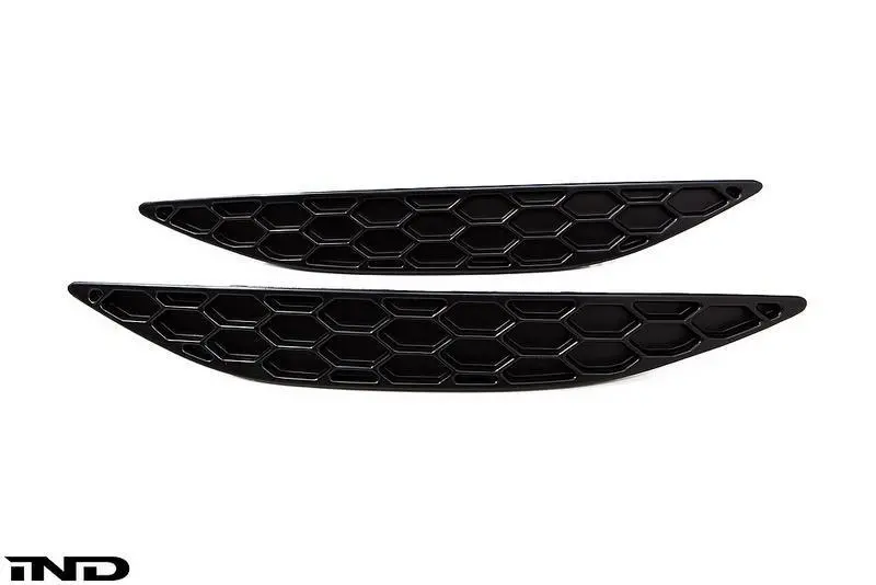 Acexxon Vw Mk7 Gti Rear Reflector Insert Set - Honeycomb Matte Black 1