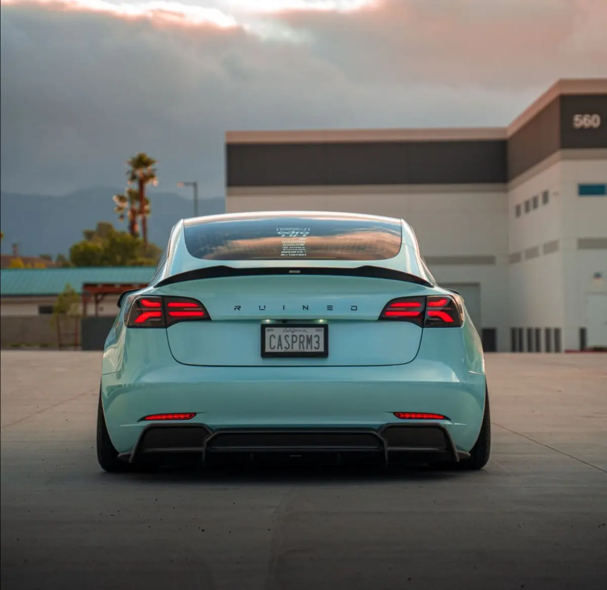 Adro Tesla Model 3 Rear Diffuser V2 1