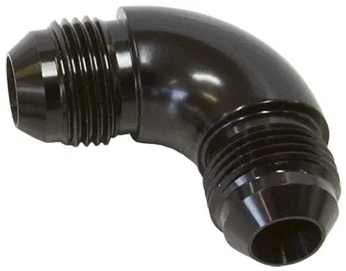 -6An Black Anodized 90° Full-Flow An Fitting – Af521-06Blk 1