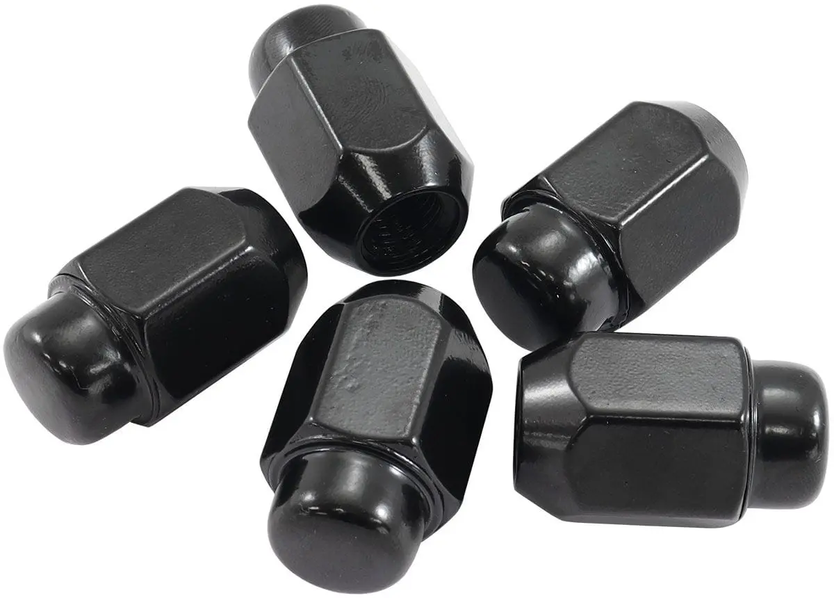 Acorn-Style Closed Black Wheel Nuts – 1/2″-20 Unf (Af3022-2000) 1