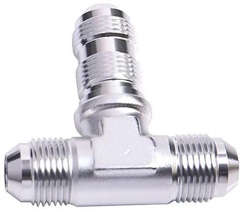 An Bulkhead Fitting: -10An Tee Adapter For Fluid Systems 1
