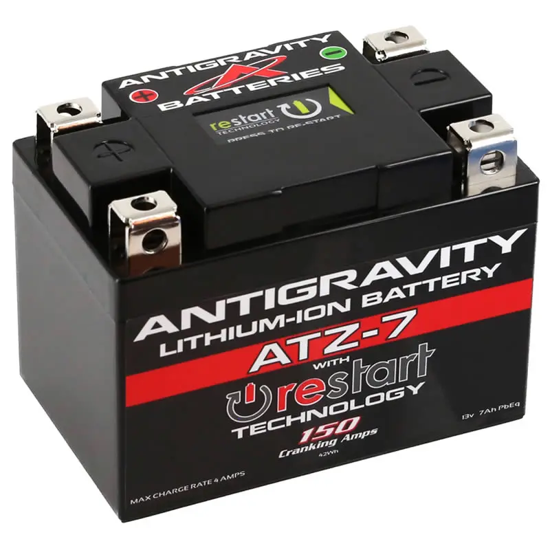 Antigravity Ytz7 Lithium Battery W/Re-Start 1