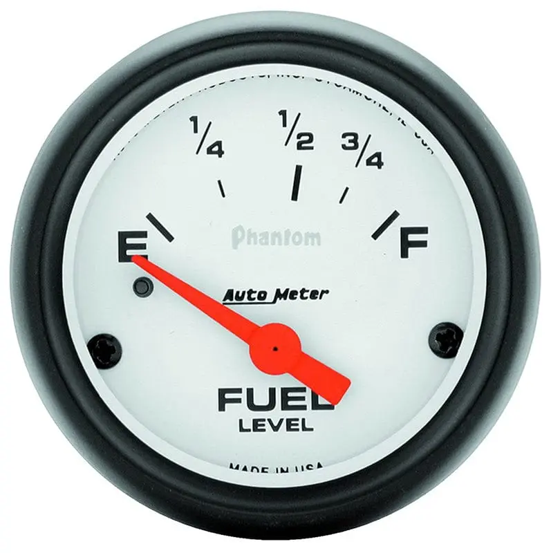 Phantom Series Fuel Level Gauge – Analog Dash-Mount Sender With Led Backlighting (Au5715) 1