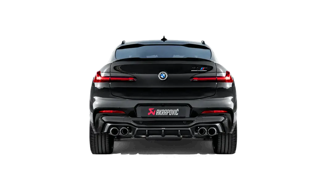 Akrapovic 2019+ Bmw X4m Rear Carbon Fiber Diffuser - High Gloss 1