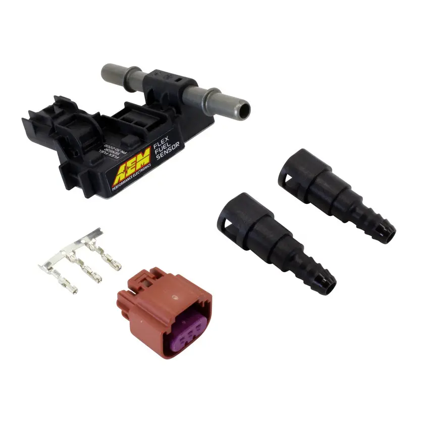 Aem | Flex Fuel Sensor | 3/8 Barbed Fittings 1