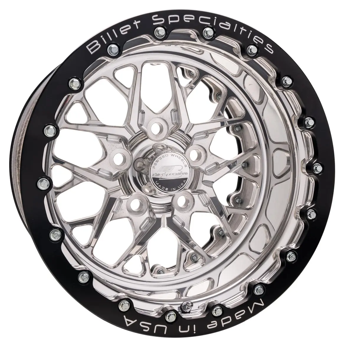 Billet Specialties Rdb07515L6165 Retro-Style Wheel – 15X7 Inch, 6-Lug 1