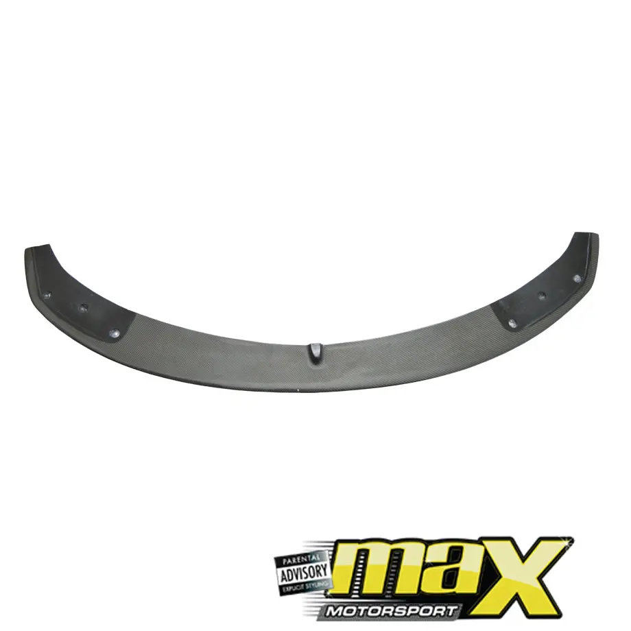 Bm F30 (12-On) Performance Style Carbon Fibre Front Spoiler 1