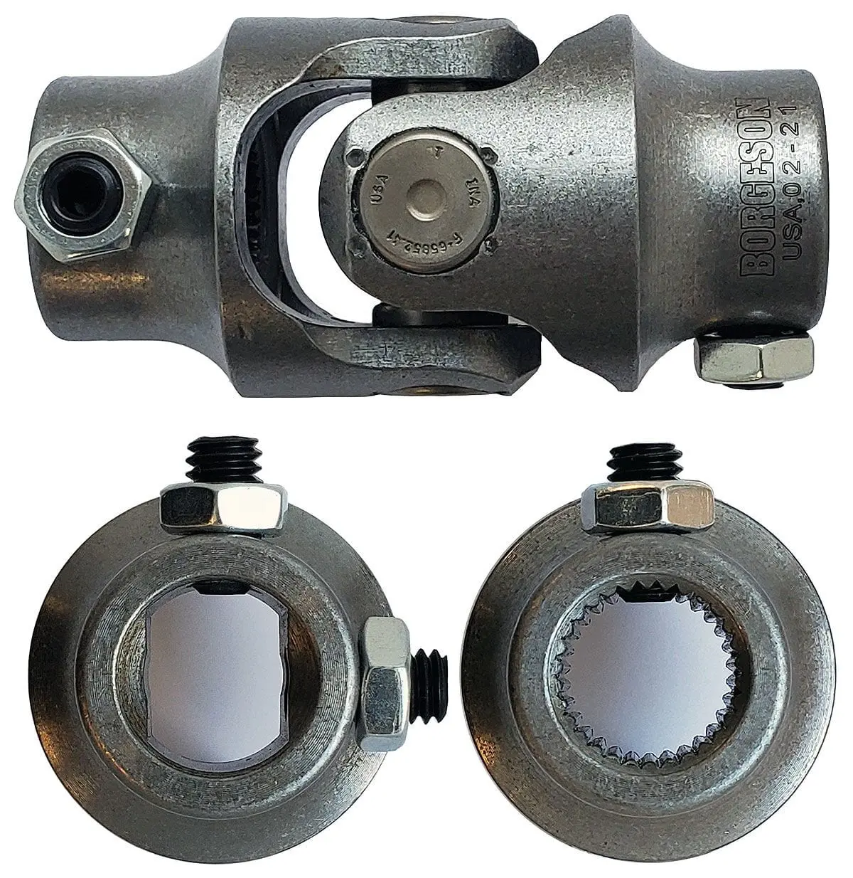Borgeson Bor014931 Steel Single-Needle Universal Joint With Needle Bearing 1