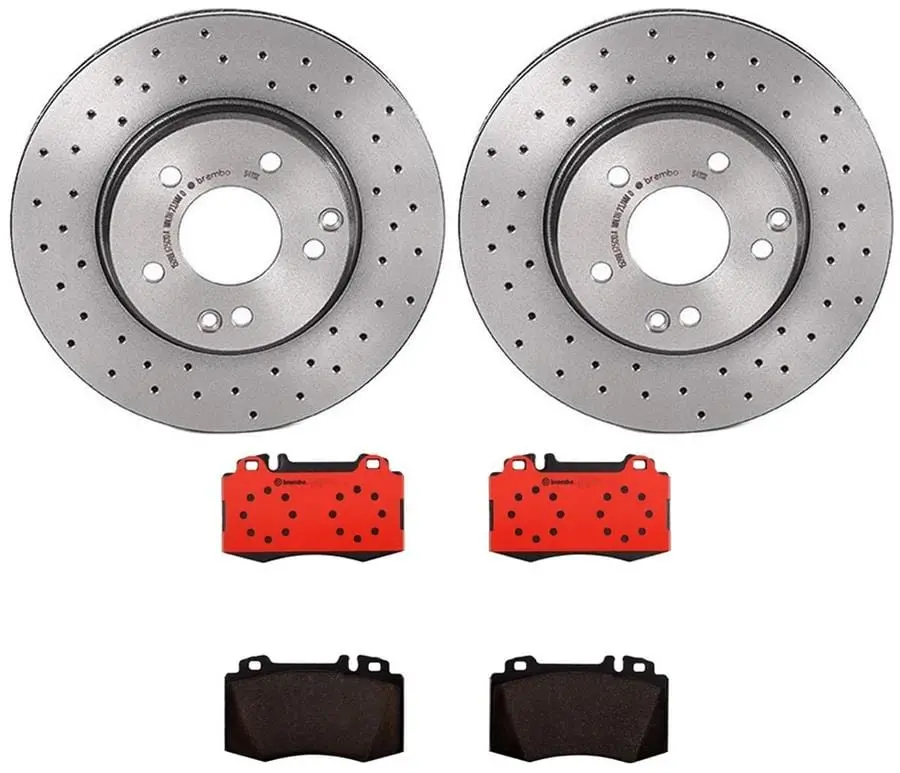 Brembo Ktx0032 Premium Brake Pad And Rotor Kit 1