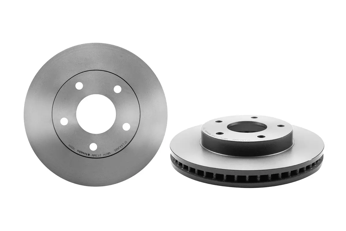Brembo Uv-Coated Brake Rotors – Premium Drilled & Slotted, Corrosion-Resistant Finish 1