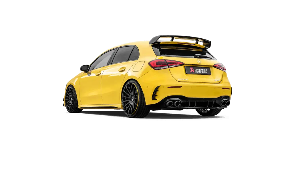 Akrapovic 2019+ Mercedes-Amg A35 Hatchback (W177) W/Opf/Gpf Slip-On Line (Titanium) W/Carbon Tips 1