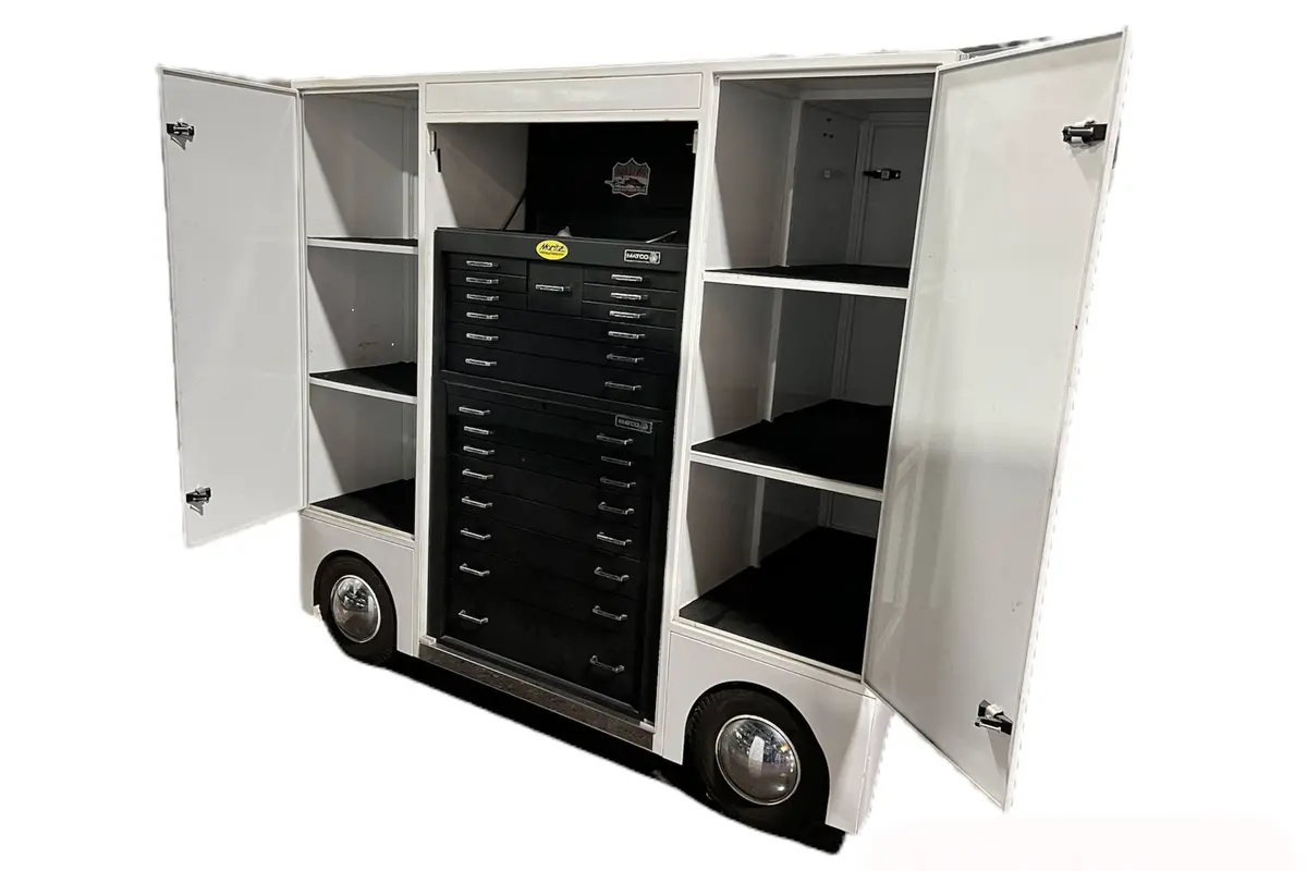 Pit Box Cart With Tool Box And Storage 1