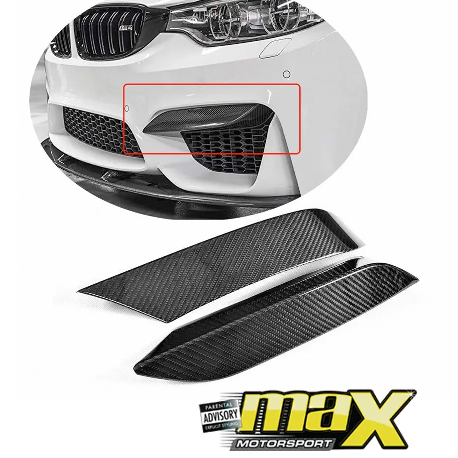 Bm F80/F82 (M3/M4) Carbon Fibre Upper Front Splitter 1