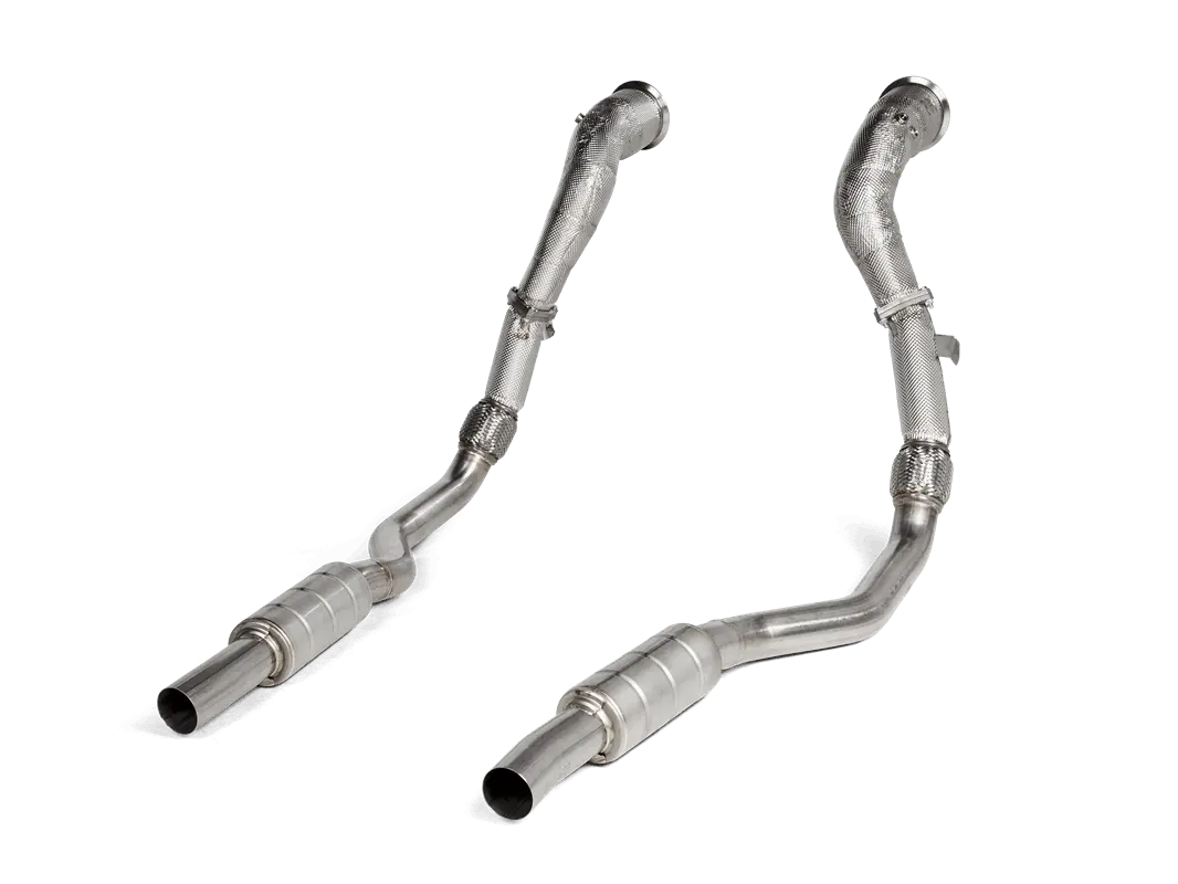 Audi Rs6 / Rs7 / Performance (C8) | Akrapovic | Downpipe / Link Pipe Set (200 Cpsi Catalytic Converters) 1