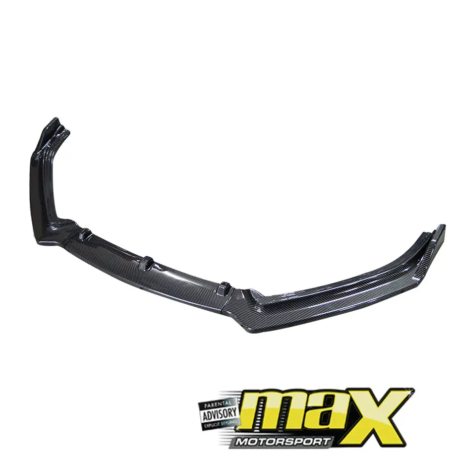 Vw Polo 6 / Polo 7 Carbon Look 3-Piece Front Lip Spoiler 1