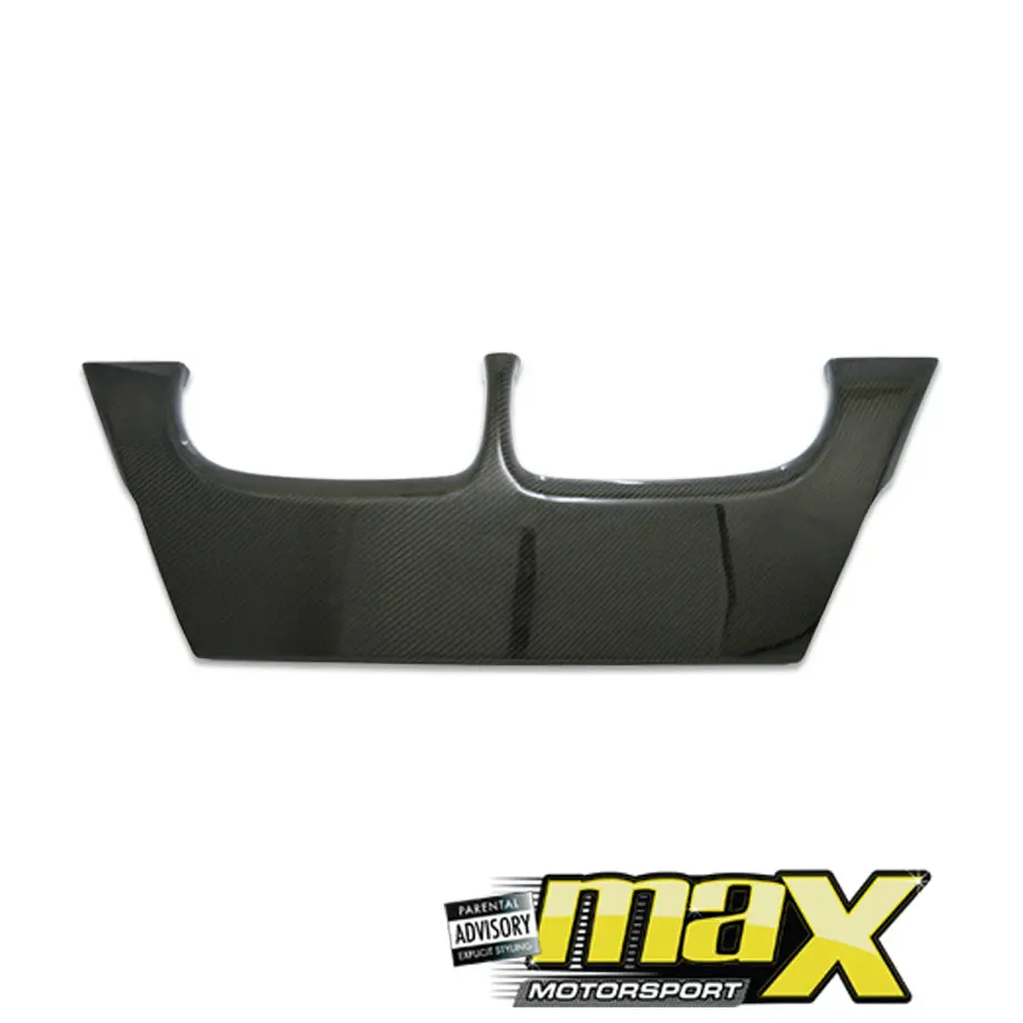 Bm E90 (3-Series 06 To 08) Carbon Fibre Front Bumper Grille Inserts 1