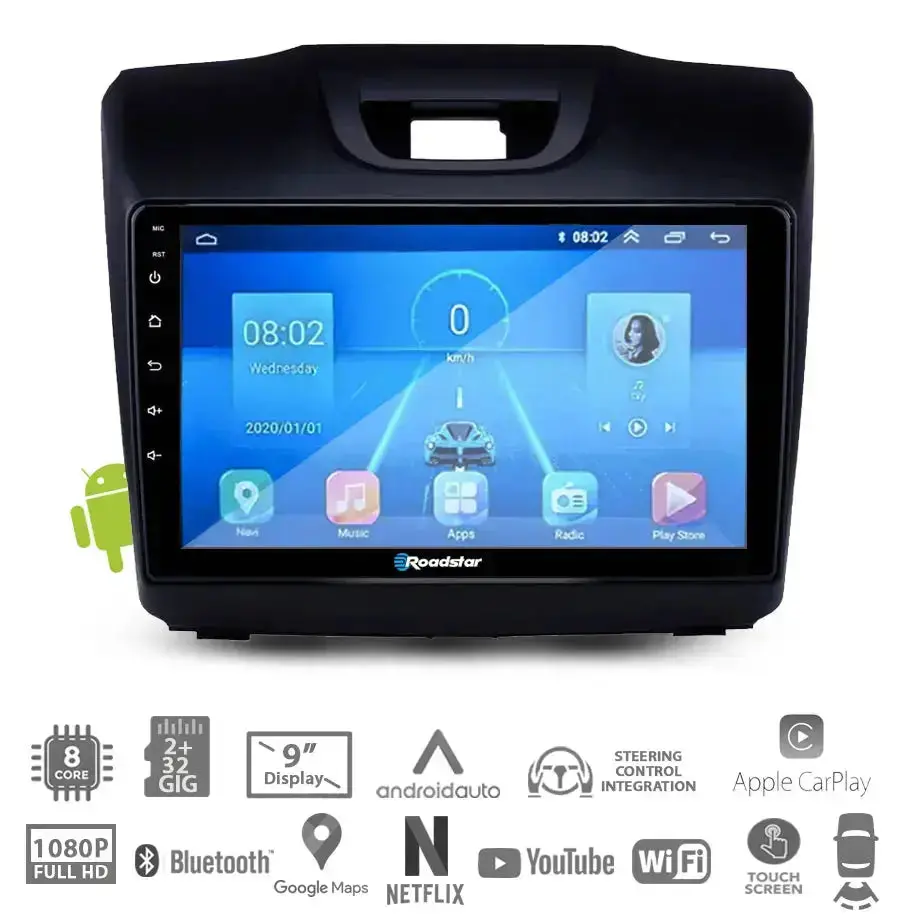 Chevrolet Trailblazer (15-21) - 9 Inch Roadstar Android Entertainment & Gps System 1