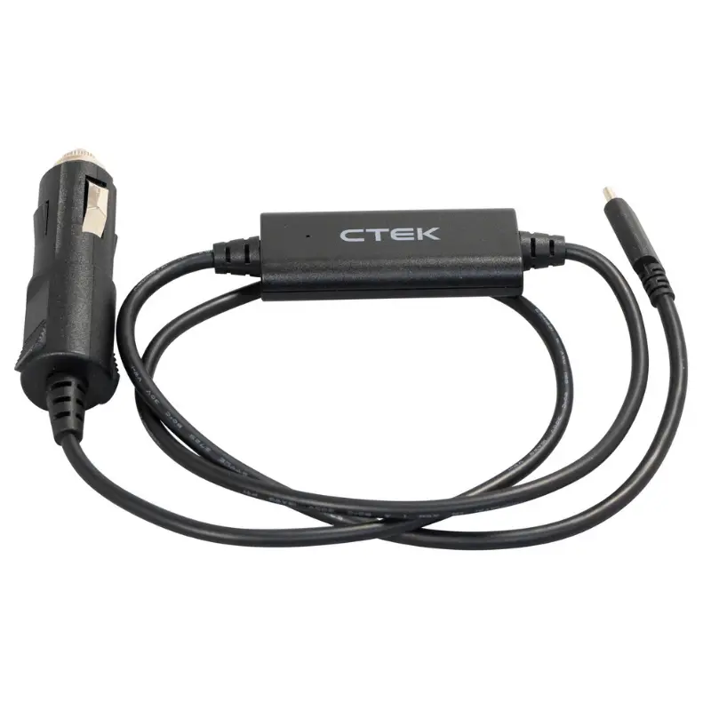Ctek Cs Free Usb-C Charging Cable W/ 12V Accessory Plug 1
