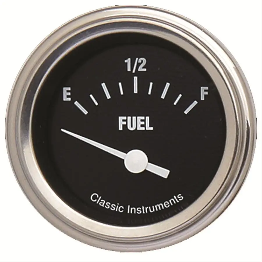 Classic Instruments Hot Rod Series Gauge Set – Retro-Style Analog Speedometer, Tach, And Auxiliary Gauges (Hr12Slc) 1